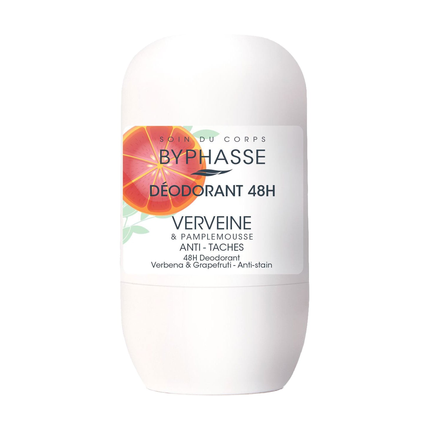 Кульковий дезодорант Byphasse 48H Deodorant Вербена та грейпфрут, жіночий, 50 мл
